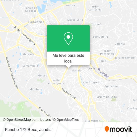 Rancho 1/2 Boca mapa