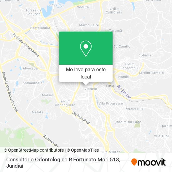 Consultório Odontológico R Fortunato Mori 518 mapa