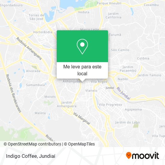 Indigo Coffee mapa