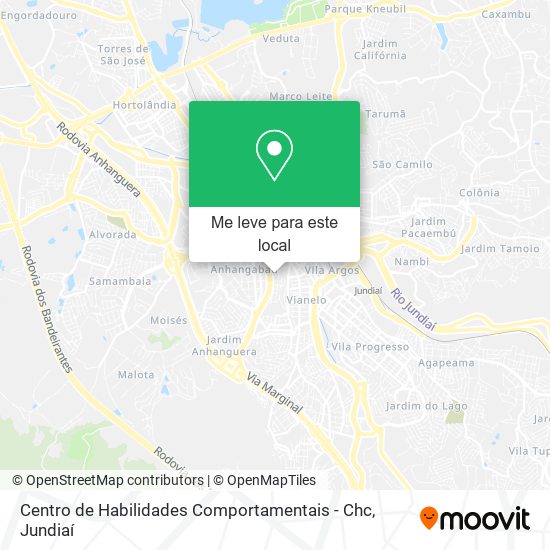 Centro de Habilidades Comportamentais - Chc mapa