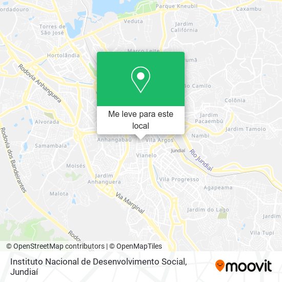 Instituto Nacional de Desenvolvimento Social mapa
