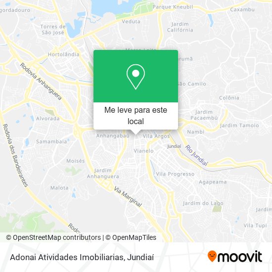 Adonai Atividades Imobiliarias mapa