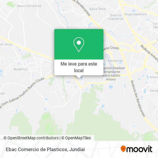 Ebac Comercio de Plasticos mapa