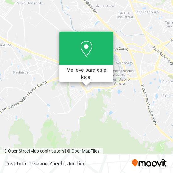 Instituto Joseane Zucchi mapa