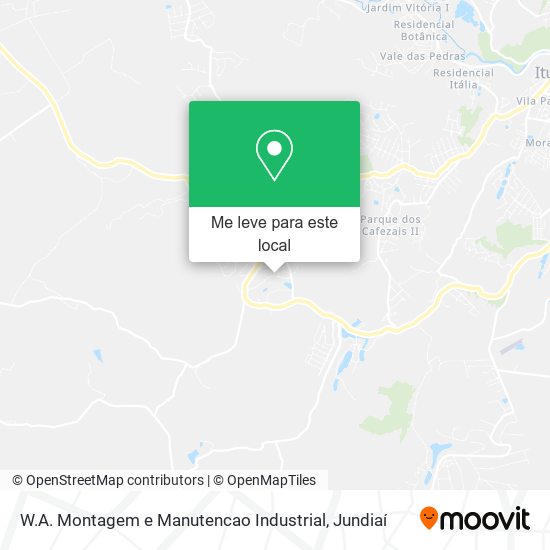 W.A. Montagem e Manutencao Industrial mapa