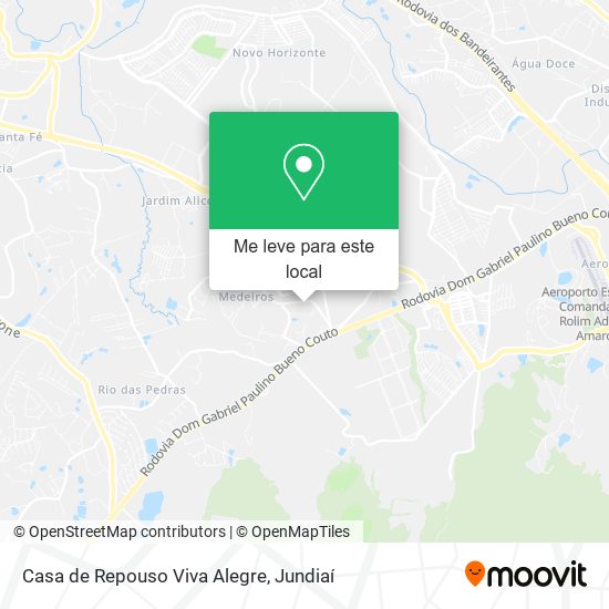 Casa de Repouso Viva Alegre mapa