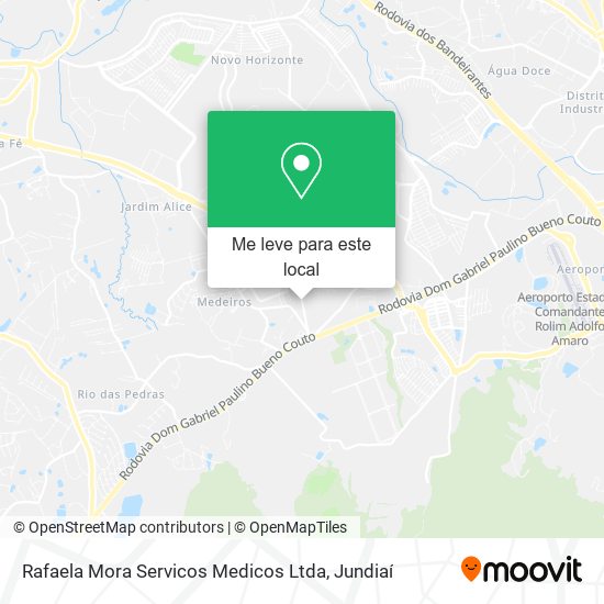 Rafaela Mora Servicos Medicos Ltda mapa
