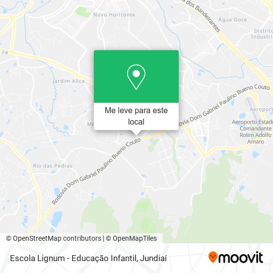 Escola Lignum - Educação Infantil mapa