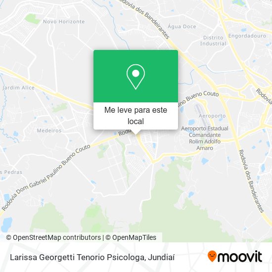 Larissa Georgetti Tenorio Psicologa mapa