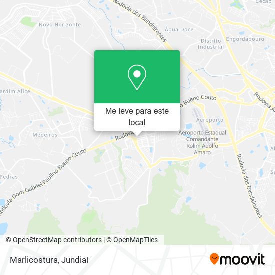 Marlicostura mapa