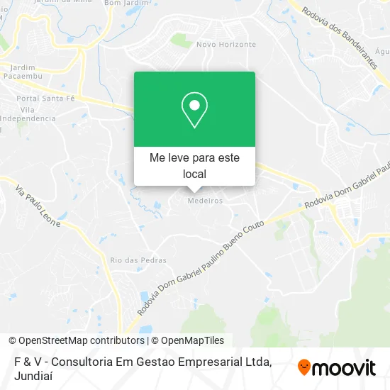 F & V - Consultoria Em Gestao Empresarial Ltda mapa