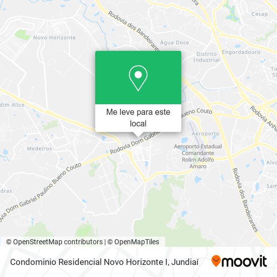 Condominio Residencial Novo Horizonte I mapa
