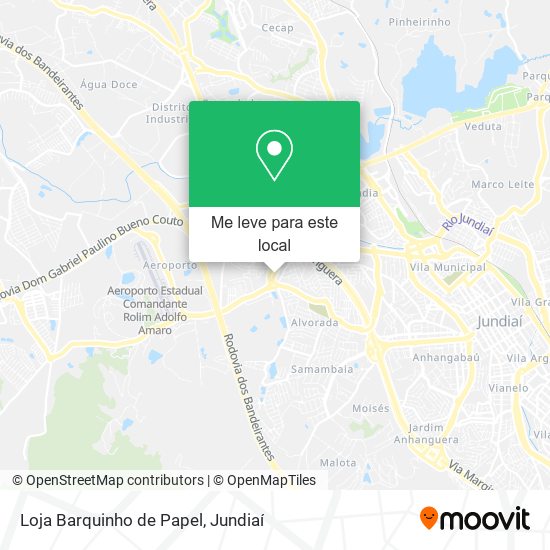 Loja Barquinho de Papel mapa