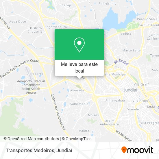 Transportes Medeiros mapa