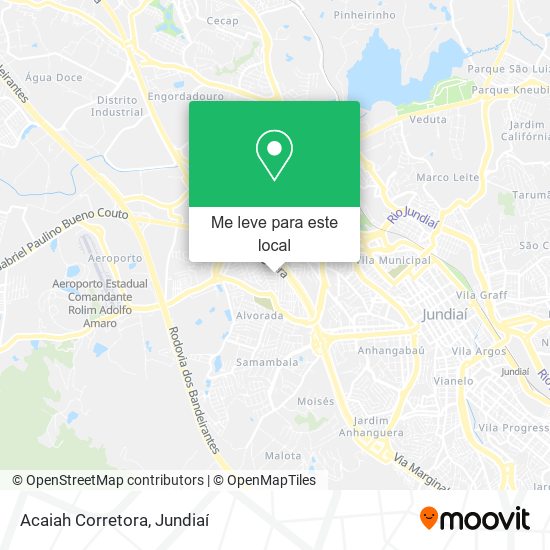 Acaiah Corretora mapa