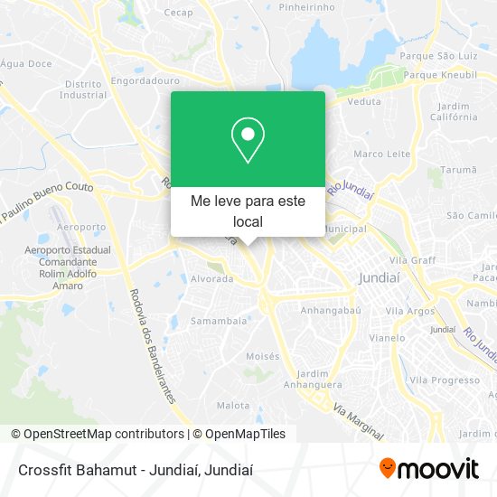 Crossfit Bahamut - Jundiaí mapa