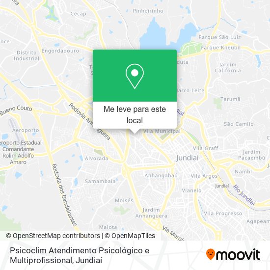 Psicoclim Atendimento Psicológico e Multiprofissional mapa