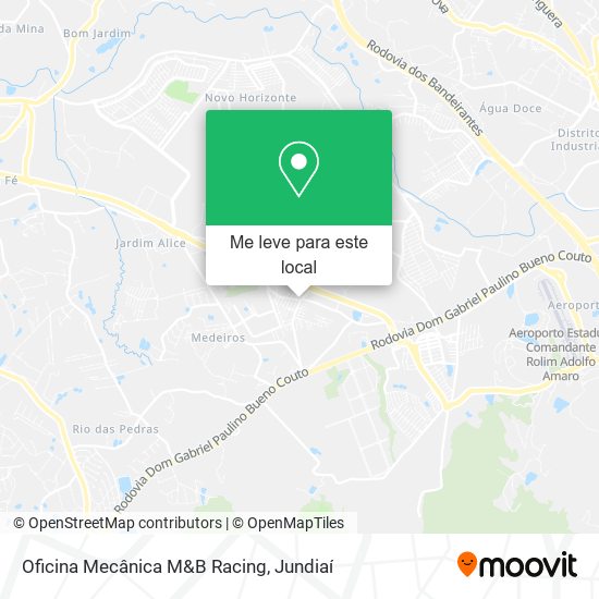 Oficina Mecânica M&B Racing mapa