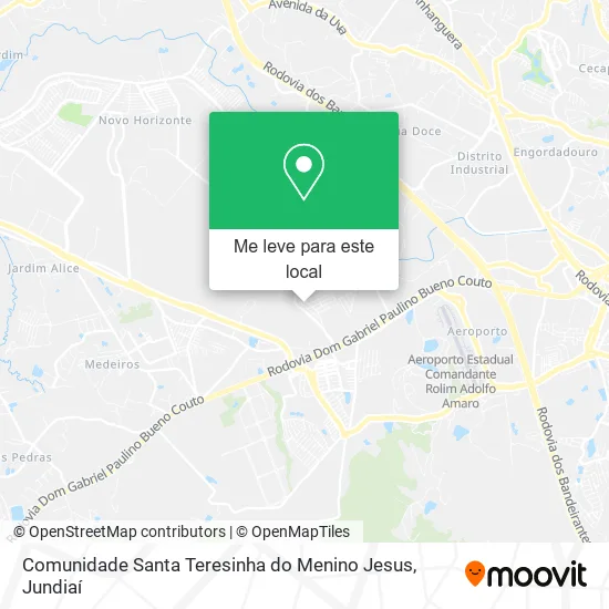 Comunidade Santa Teresinha do Menino Jesus mapa