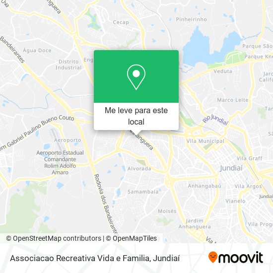 Associacao Recreativa Vida e Familia mapa