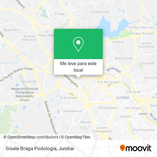 Gisele Braga Podologia mapa