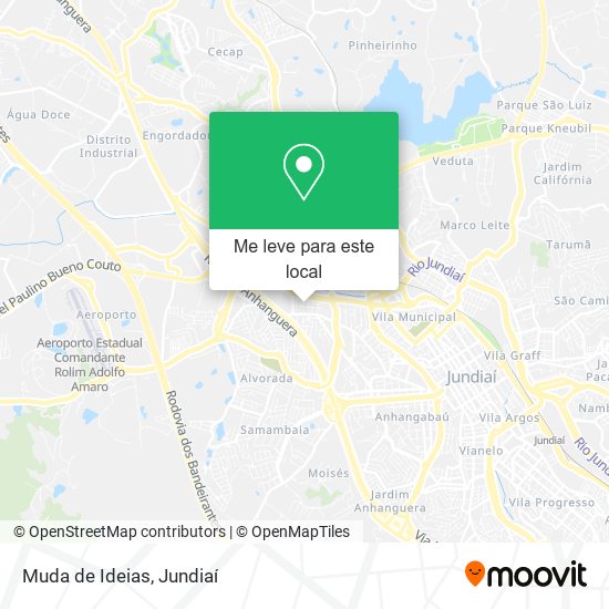Muda de Ideias mapa