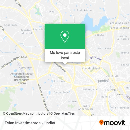 Evian Investimentos mapa