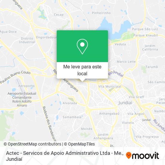 Actec - Servicos de Apoio Administrativo Ltda - Me. mapa