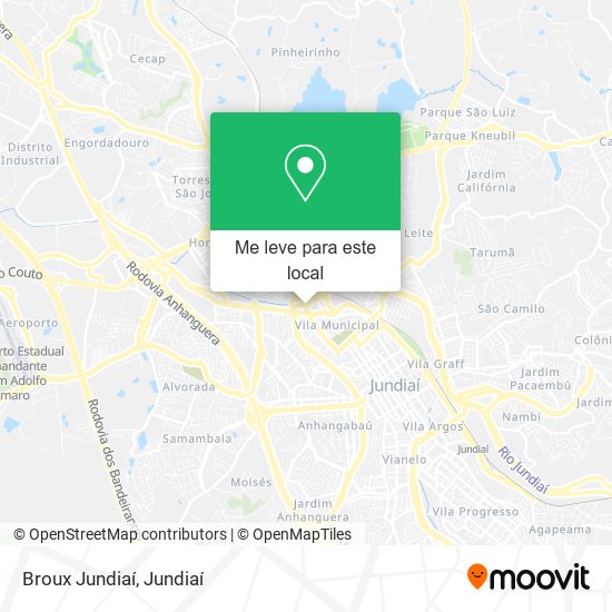 Broux Jundiaí mapa