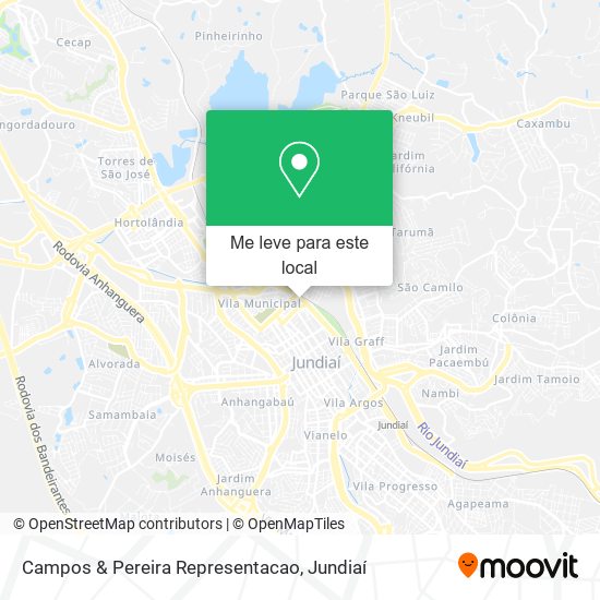 Campos & Pereira Representacao mapa