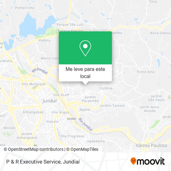 P & R Executive Service mapa