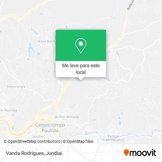 Vanda Rodrigues mapa