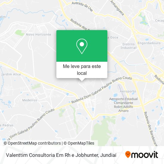 Valenttim Consultoria Em Rh e Jobhunter mapa