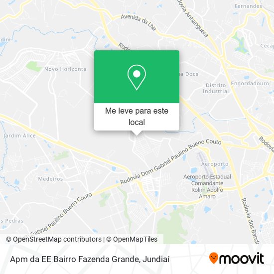 Apm da EE Bairro Fazenda Grande mapa