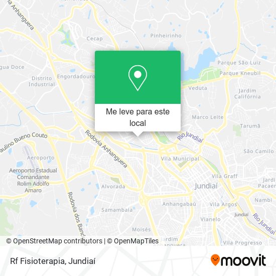 Rf Fisioterapia mapa