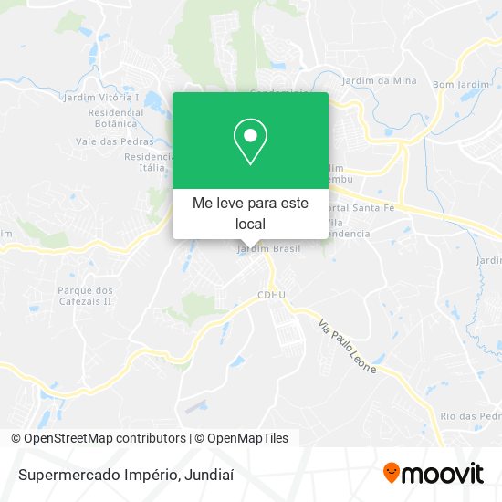 Supermercado Império mapa