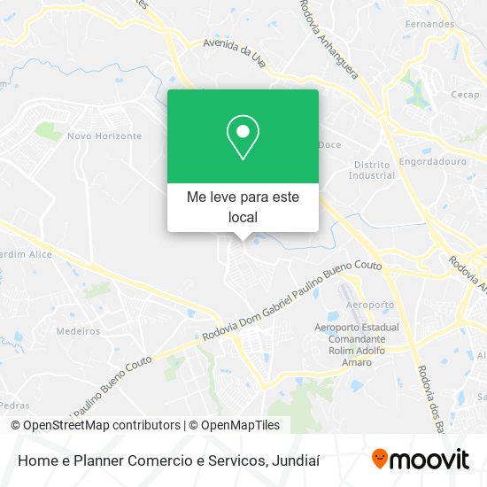 Home e Planner Comercio e Servicos mapa