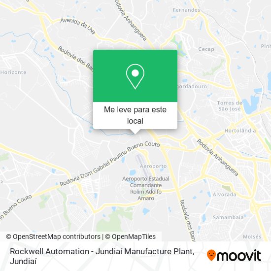 Rockwell Automation - Jundiaí Manufacture Plant mapa