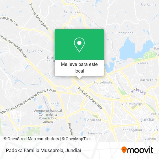 Padoka Familia Mussarela mapa