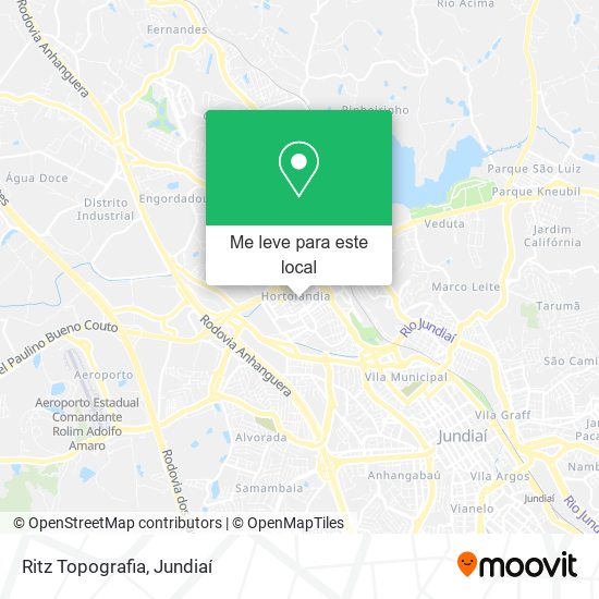Ritz Topografia mapa