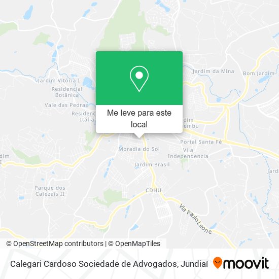 Calegari Cardoso Sociedade de Advogados mapa