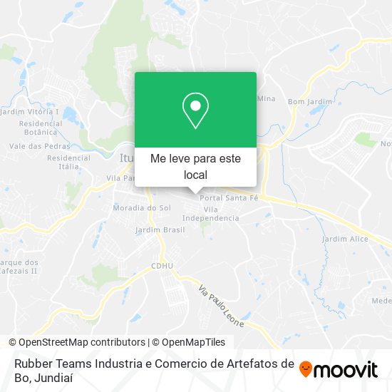 Rubber Teams Industria e Comercio de Artefatos de Bo mapa