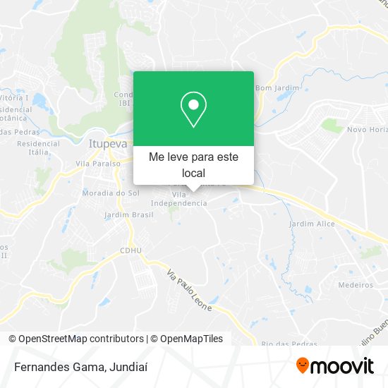 Fernandes Gama mapa