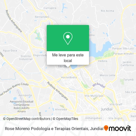 Rose Moreno Podologia e Terapias Orientais mapa