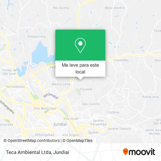 Teca Ambiental Ltda mapa