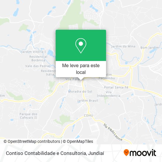 Contiso Contabilidade e Consultoria mapa