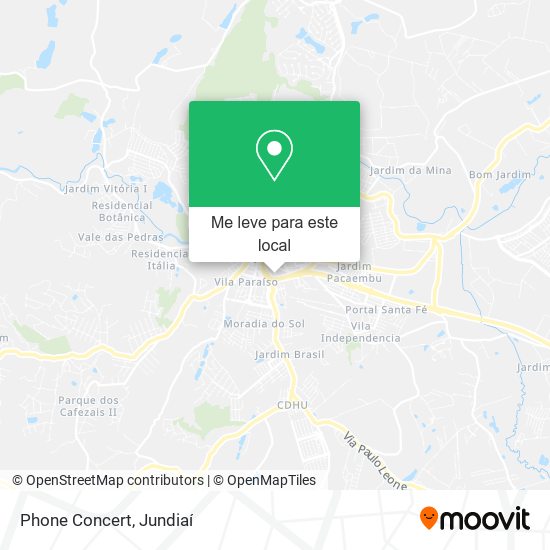 Phone Concert mapa