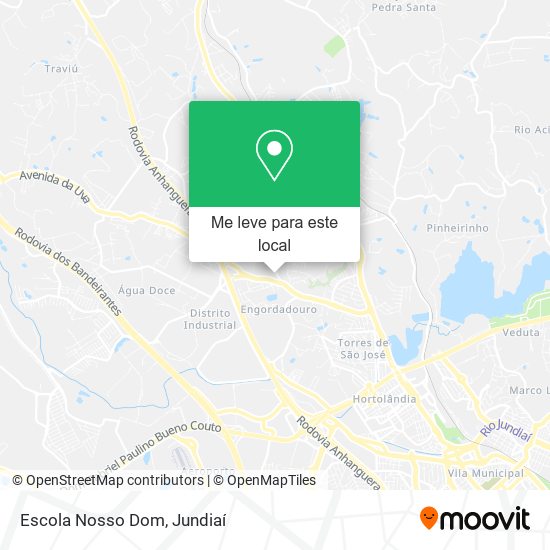 Escola Nosso Dom mapa