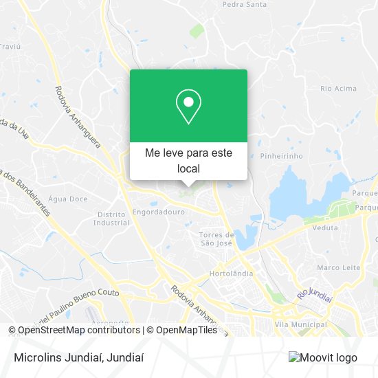 Microlins Jundiaí mapa