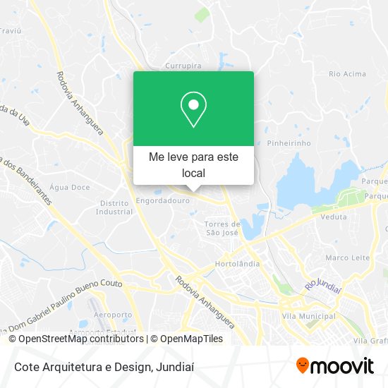 Cote Arquitetura e Design mapa